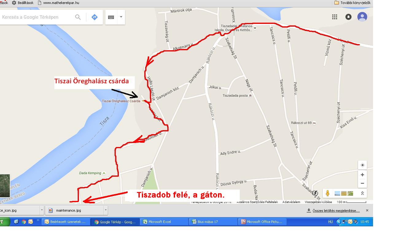 tiszadob térkép Könnyed, túraajánlat a Tisza mentén! (35 km.) Néha azt gondoljuk  tiszadob térkép